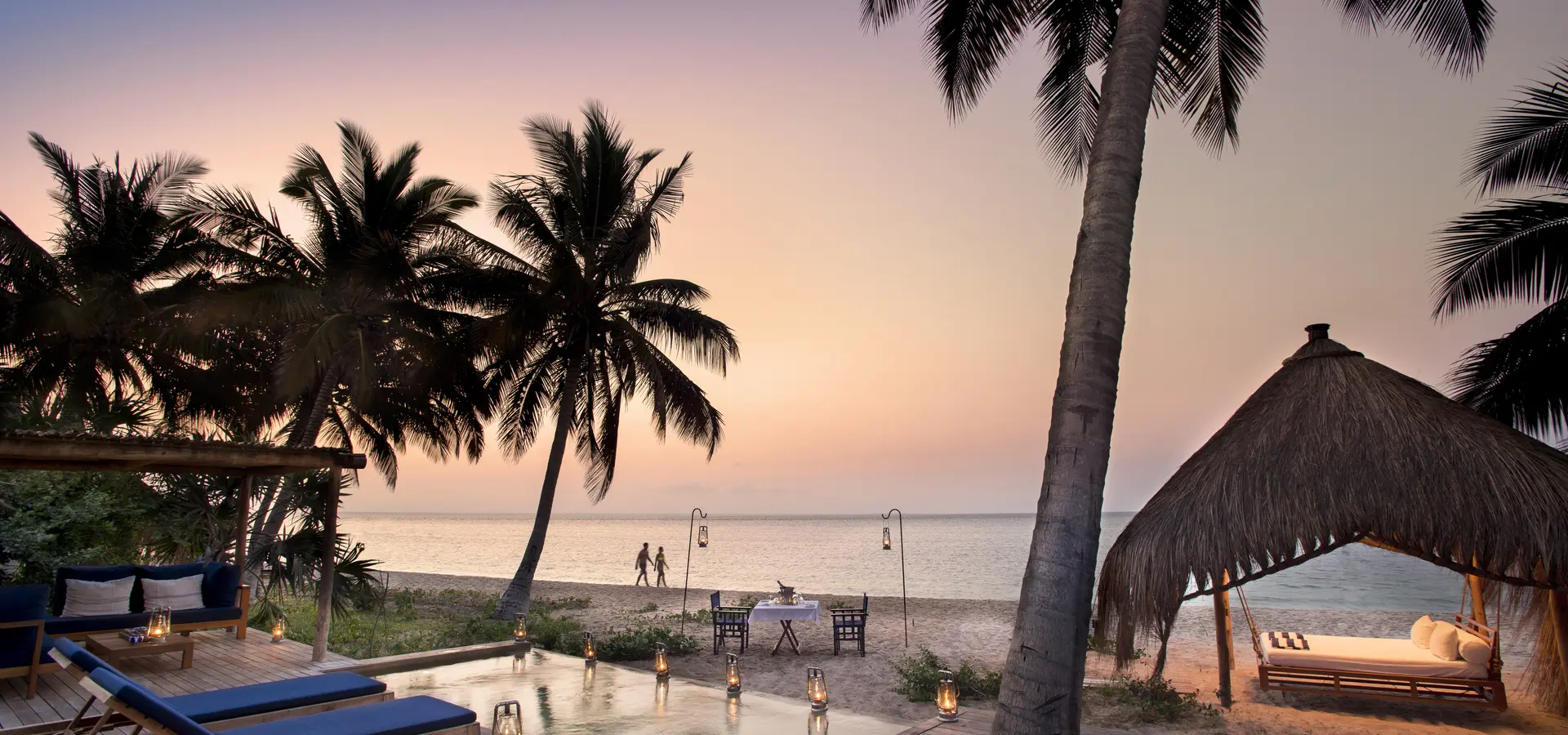 Avila Reizen Mozambique Benguerra Island guest area swimming pool