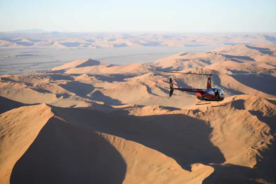 Avila Reizen Namibie Helitransport