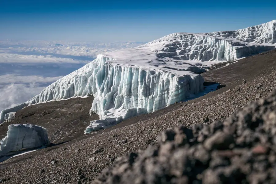 Avila Reizen Tanzania Glacierson Kibo Mount Kilimanjaro