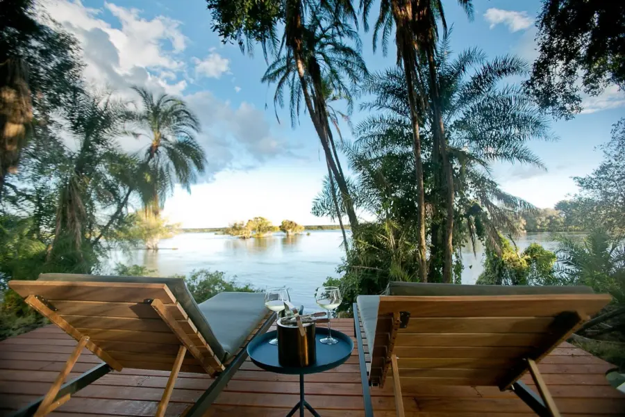 Thorntree River Lodge Room Deck View kopie
