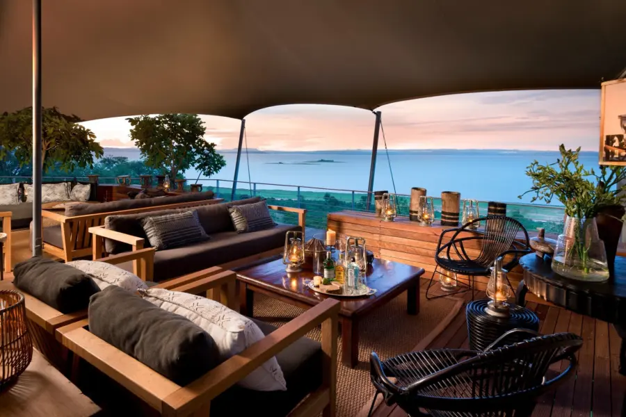 Avila Reizen Zimbabwe Bumi Hills Safari Lodge Lake Kariba Zimbabwe Luxury Safari Lodge Living Room Lake View African Bush Camps 32