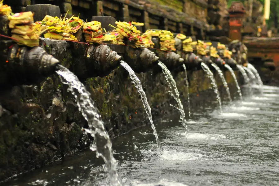 Avila Reizen Indonesie Balinese sjamaan zegeningen en Tirta Empul