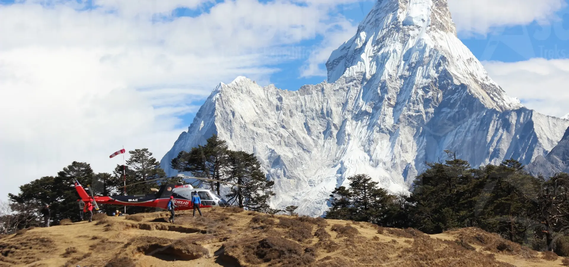 Nepal Mount Everest helikoptervlucht