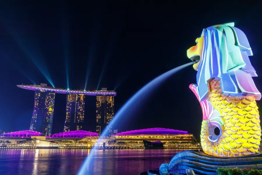Avila Reizen Singapore Merlion Park Singapore