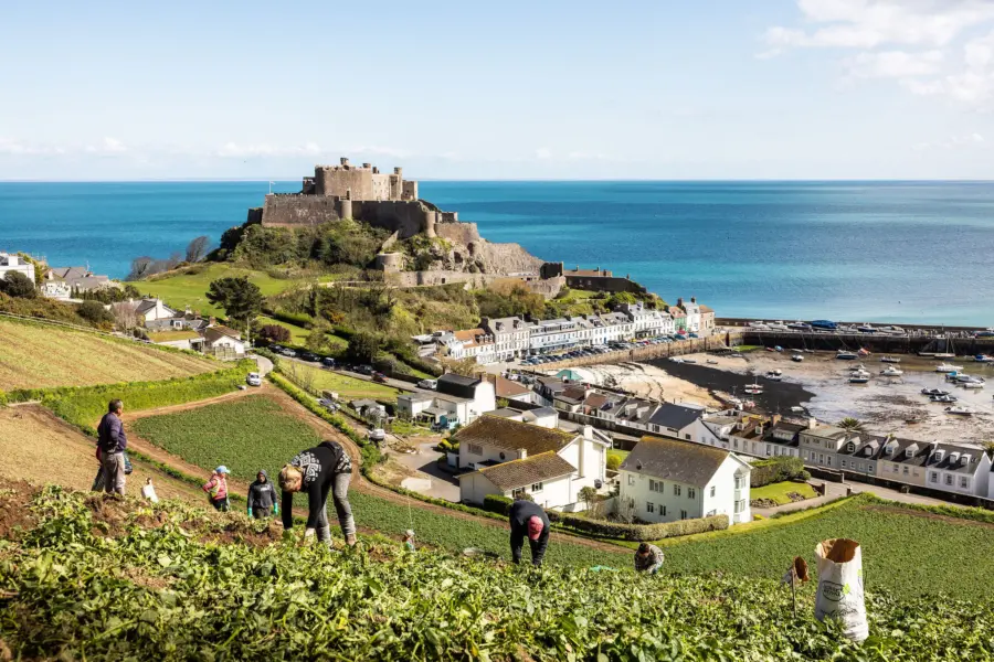 Avila Reizen Engeland Jersey Mont Orgueil Castle