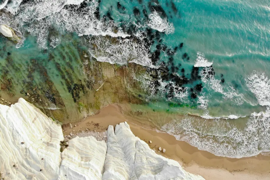 Avila Reizen Italie Scala dei Turchi on the island of Sicily Autumn in Italy