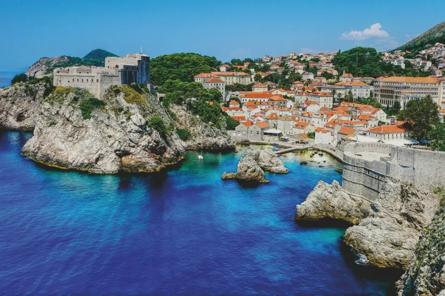 Avila Reizen Kroatië Dubrovnik vanaf het water