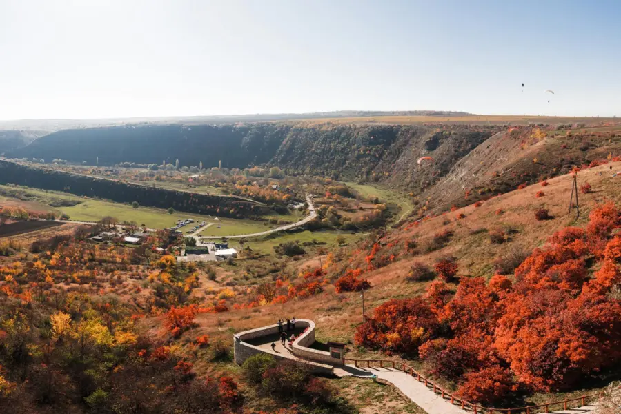 Avila Reizen Moldavië Orheiul vechi panorama