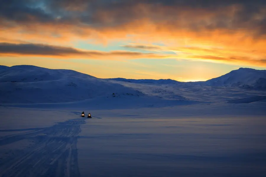 Avila Reizen Noorwegen norway snowscooter