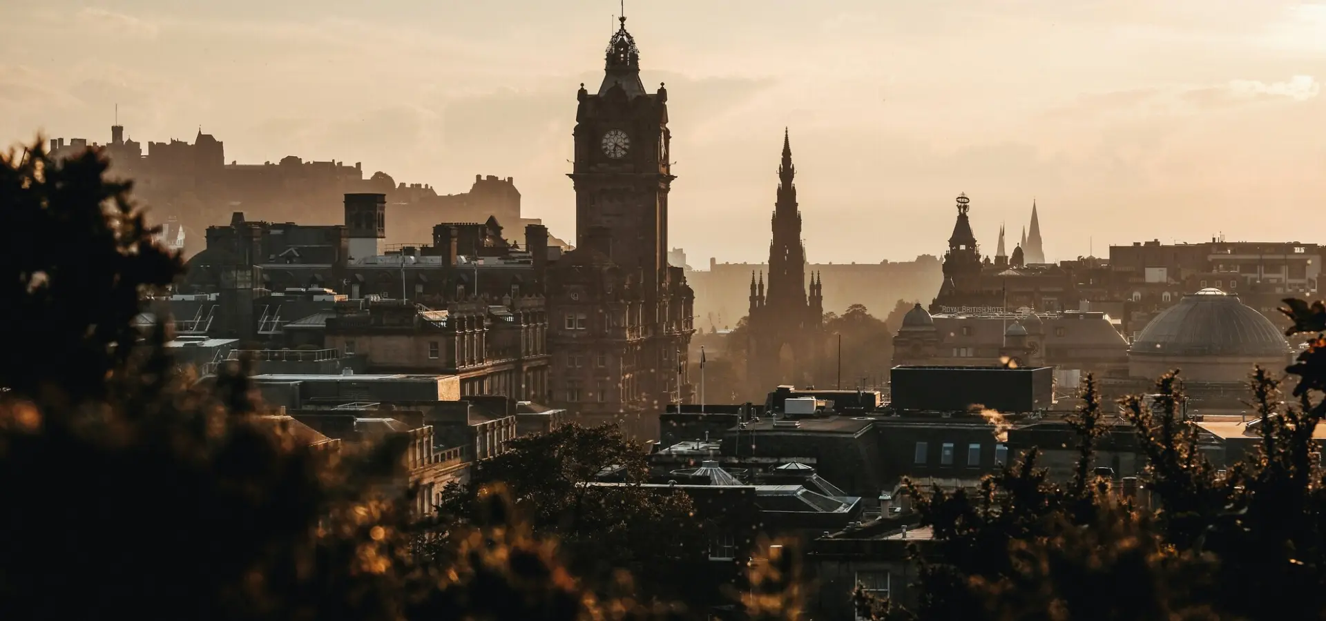 Avila Reizen Schotland Calton Hill Edinburgh United Kingdom