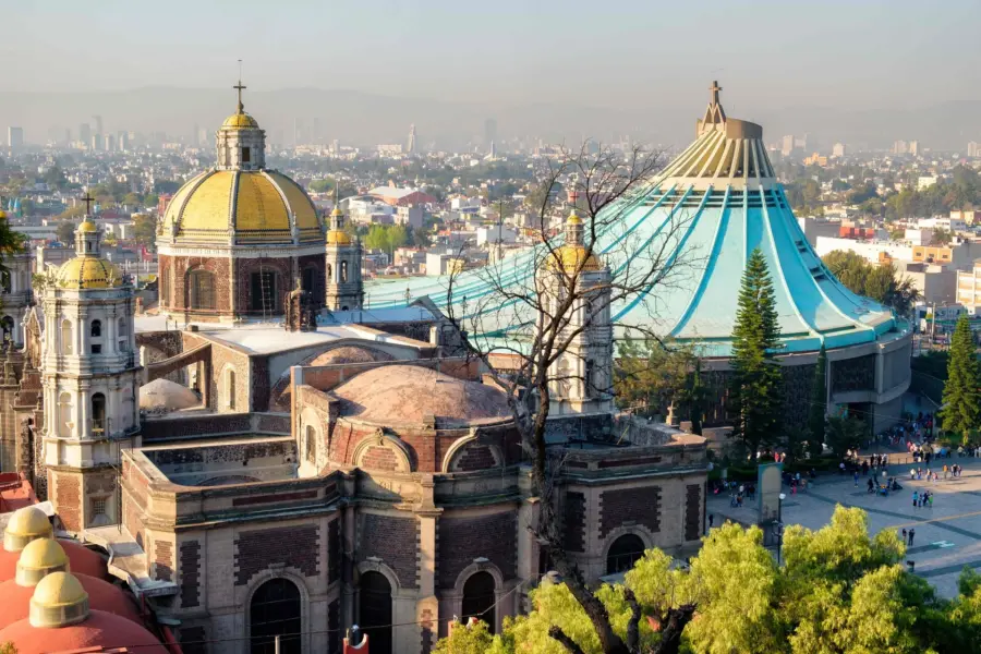 Avila Reizen Mexico View of the Basilica of Our Lady of Guadalupe from the Tepeyac Hill in Mexico City