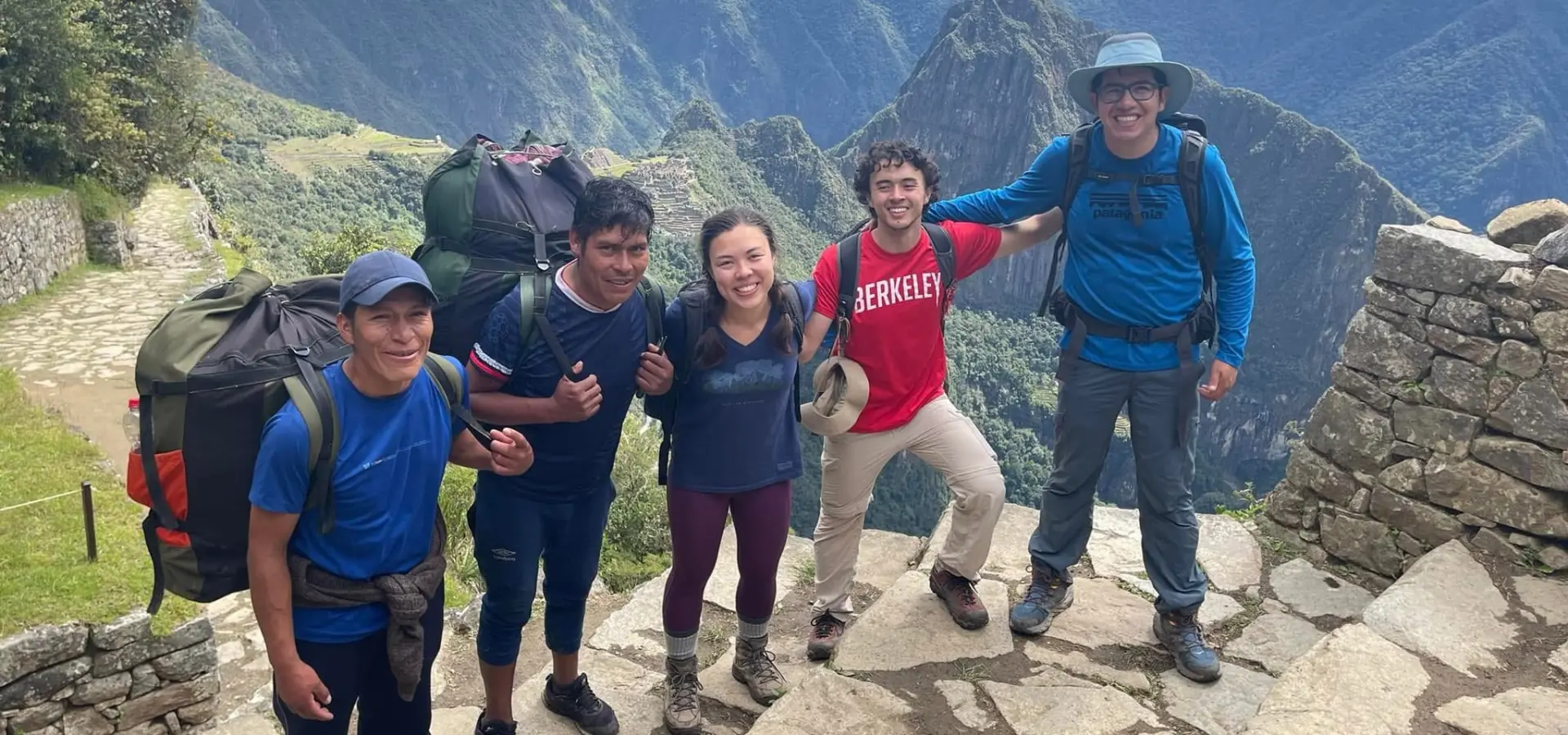 Avila Reizen Nick met klanten bij Machu Picchu