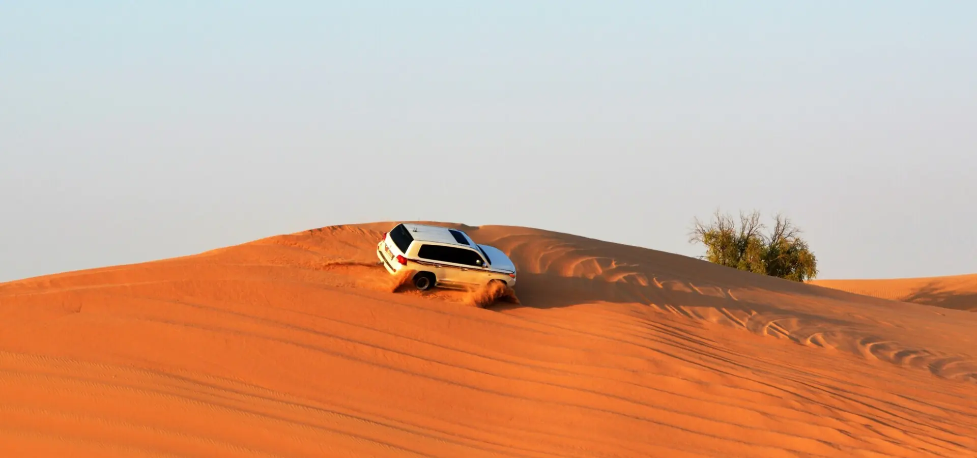 Avila Reizen Dubai rijden in de woestijn