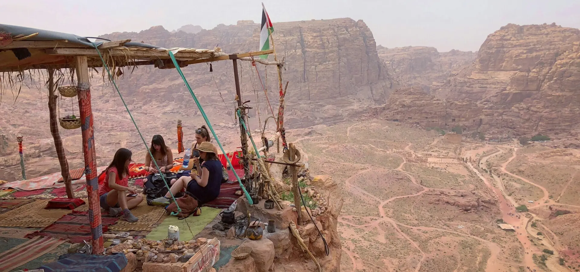 Avila Reizen Jordanie picknik met uitzicht
