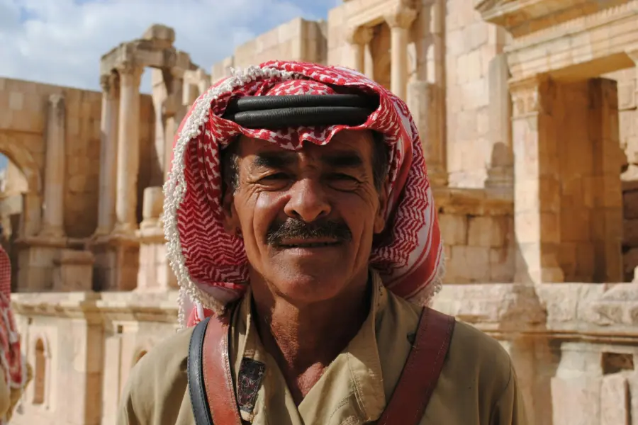 Avila Reizen Jordanie lokale man