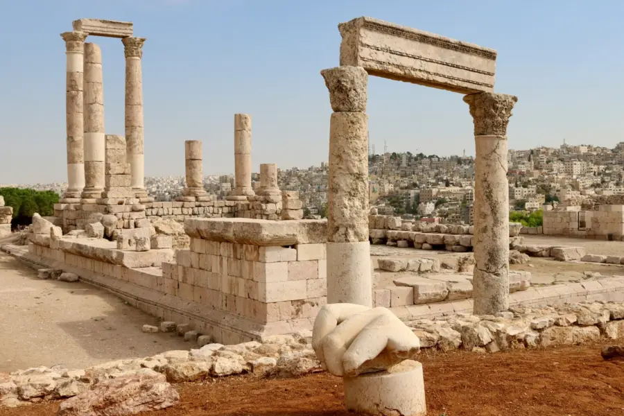 Avila Reizen Jordanie The Citadel Amman Jordan