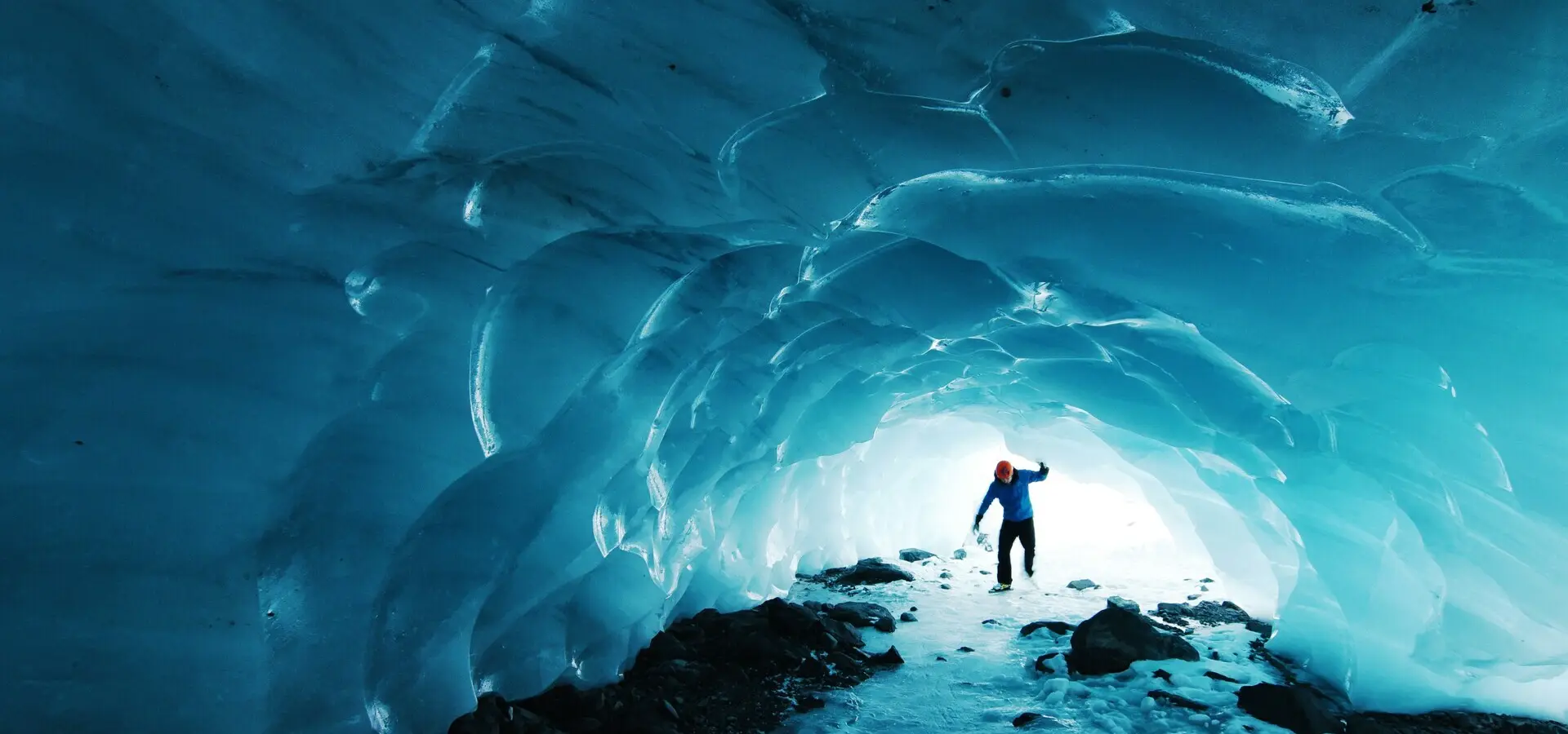 Avila Reizen Alaska onder gletsjer