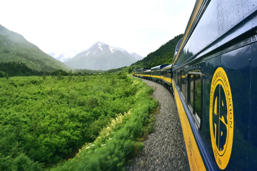 Avila Reizen Alaska Railroad nabij Homer