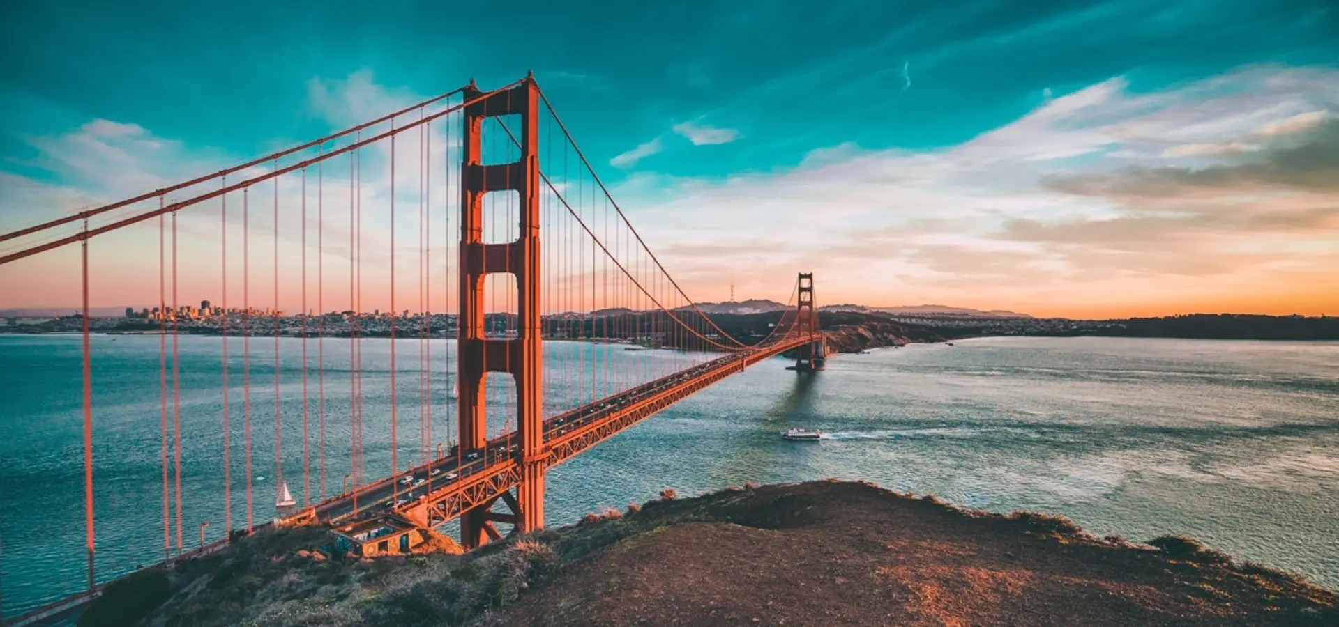 Avila Reizen Amerika San Francisco Golden Gate Bridge