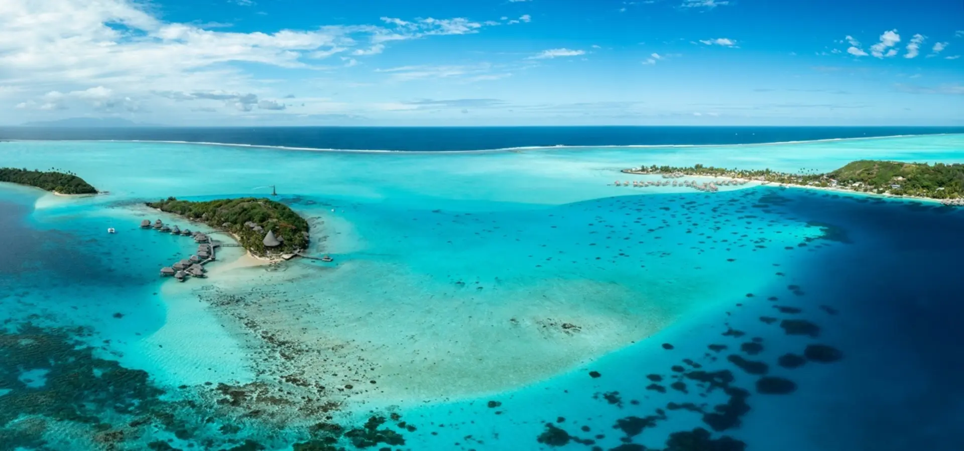Avila Reizen Frans Polynesië Bora Bora blauwgroene oceaan