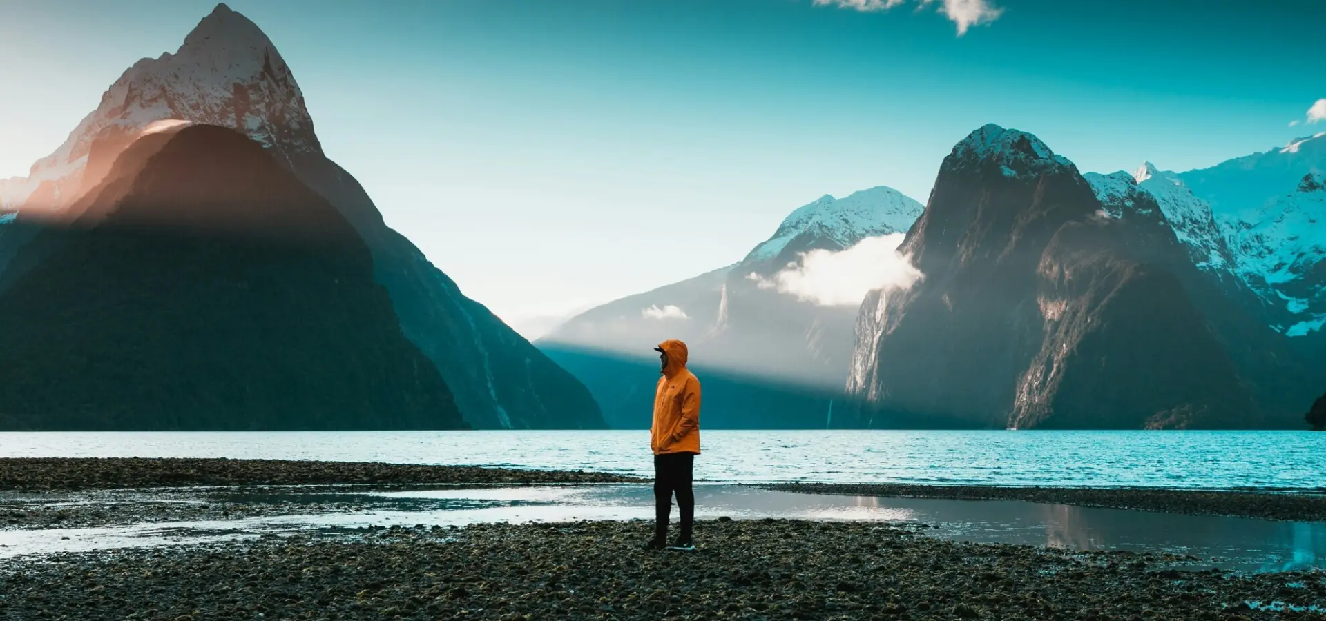 Avila Reizen Nieuw Zeeland Sunset at Milford Sound