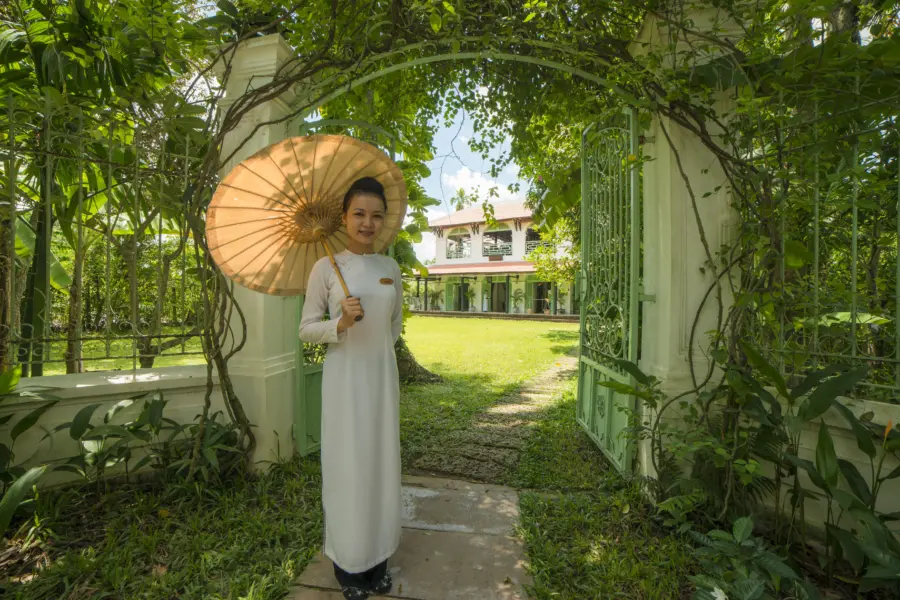 Avila Reizen Scenic Mekong Cruise Excursions Le Longanier French Colonial House Cai Be