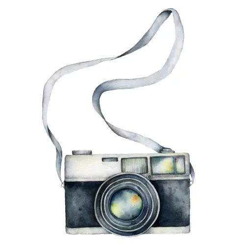 Illustratie fototoestel