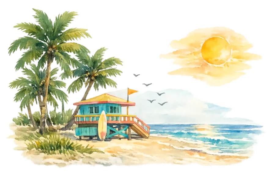 Illustratie Miami