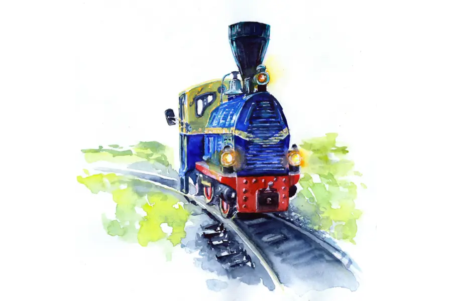 Trein illustratie