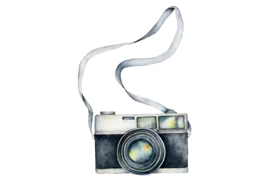 Illustratie fototoestel