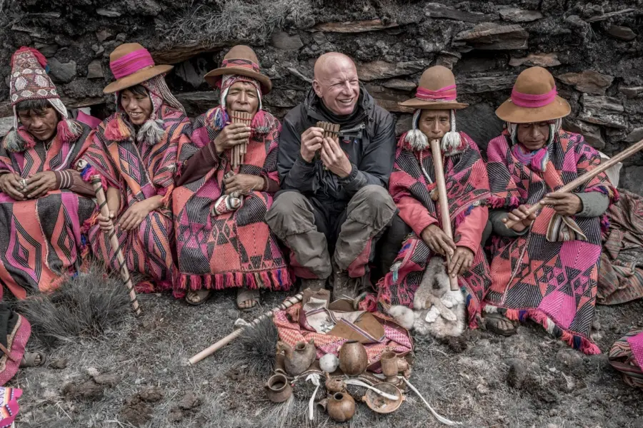 Avila Reizen Jimmy Nelson with the Qero in Peru 2018