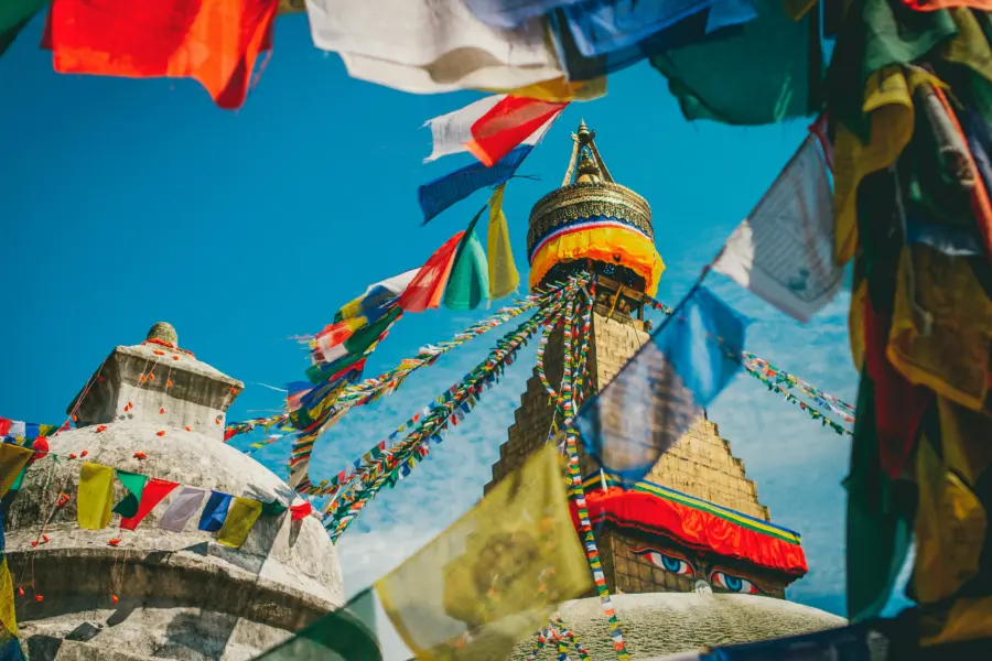 Avila Reizen Nepel Kathmandu Bodhnath Stupa