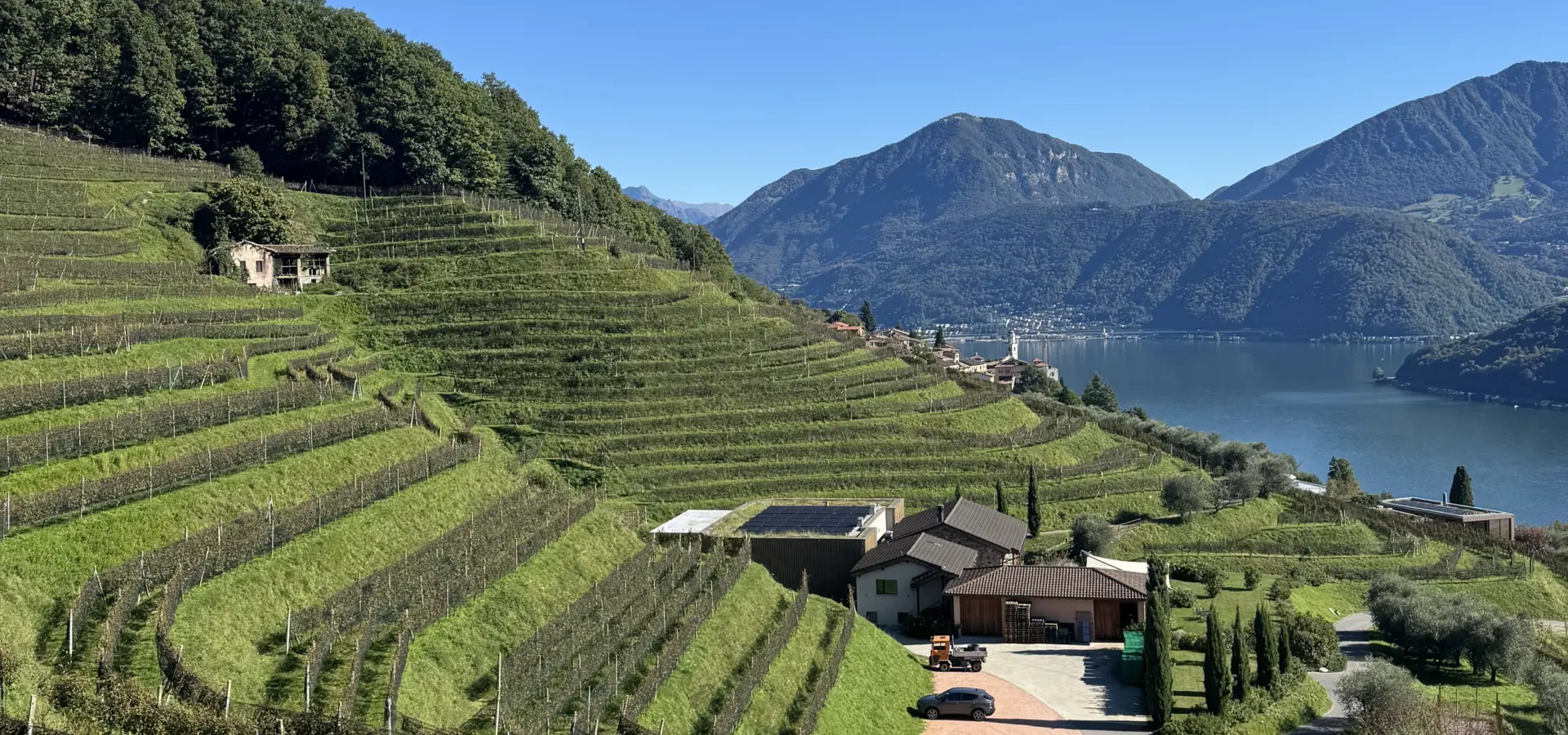 Avila Reizen Zwitserland Ticino Tenuta Castello di Morcote overzicht blog Sophie dag 5