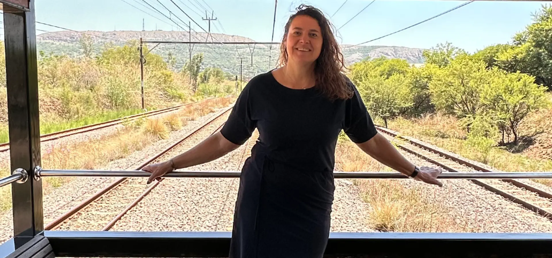 Avila Reizen Rovos Rail Annemarie achterdeck