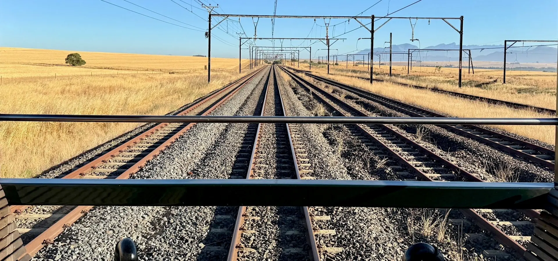 Avila Reizen Rovos Rail Annemarie Uitzicht achterdek