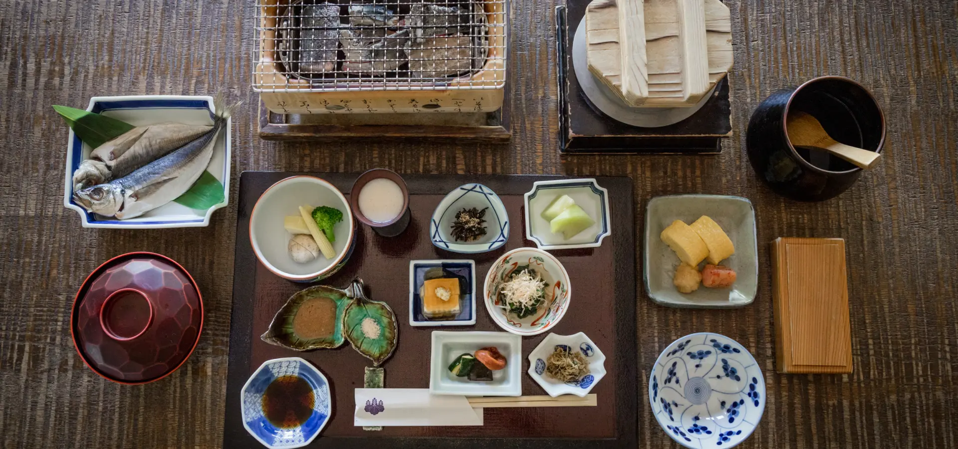 Avila Reizen Ryokan Kurashiki Japanese breakfast
