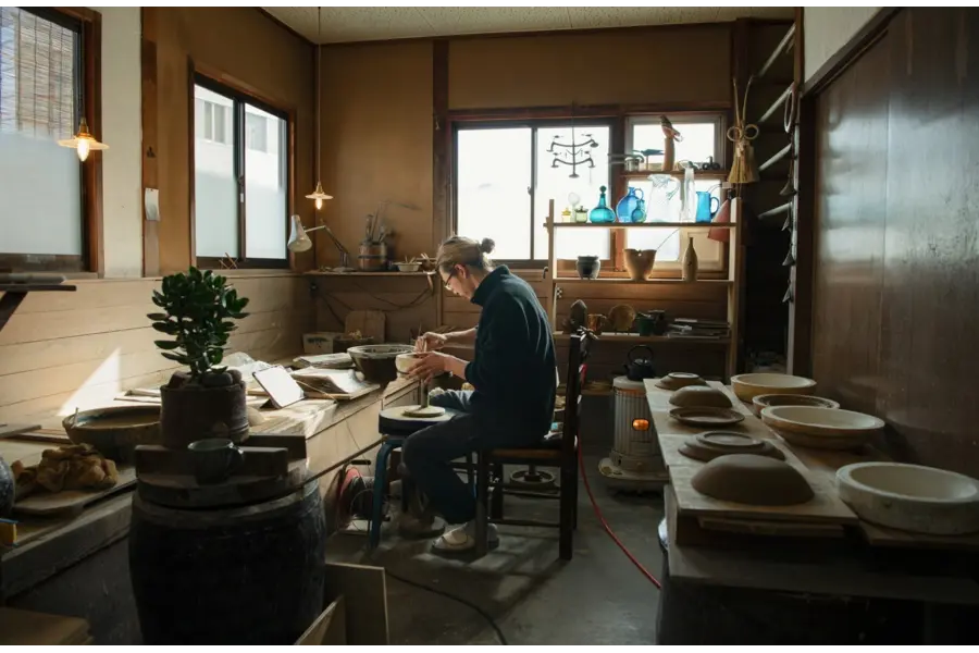 Avila Reizen Japan Kurashiki Mr Kota Miyake pottery owner