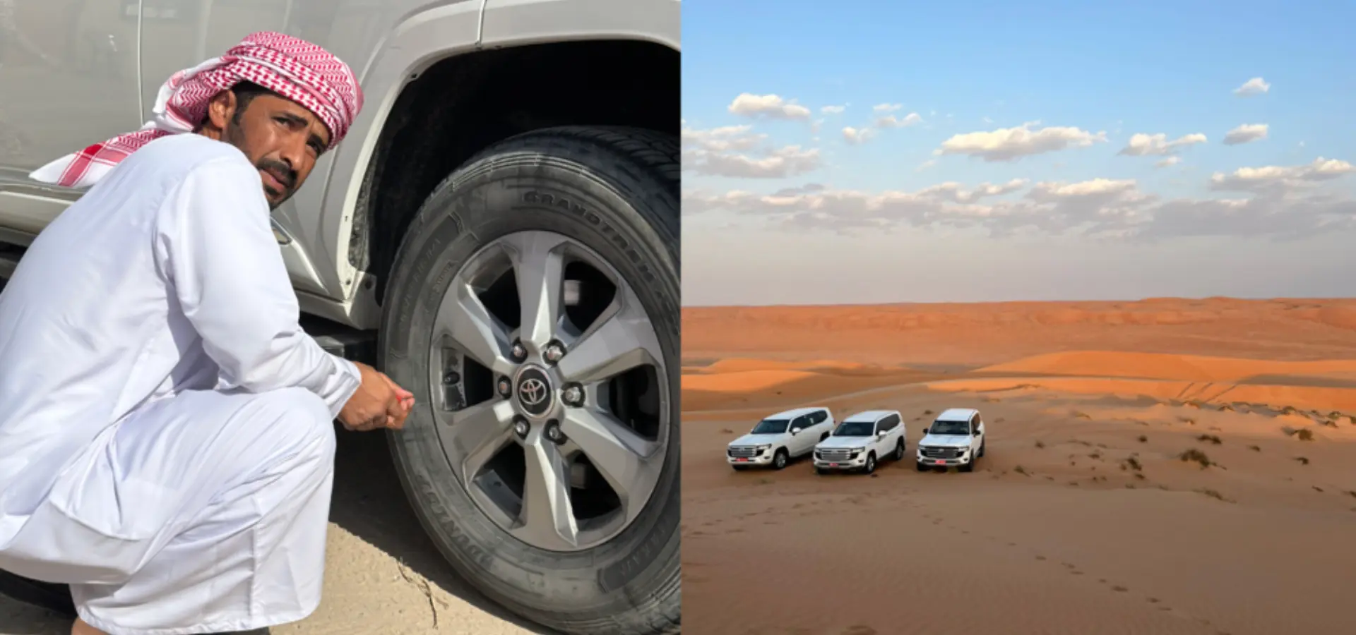 Avila Reizen Oman banden check woestijn blog Annemarie