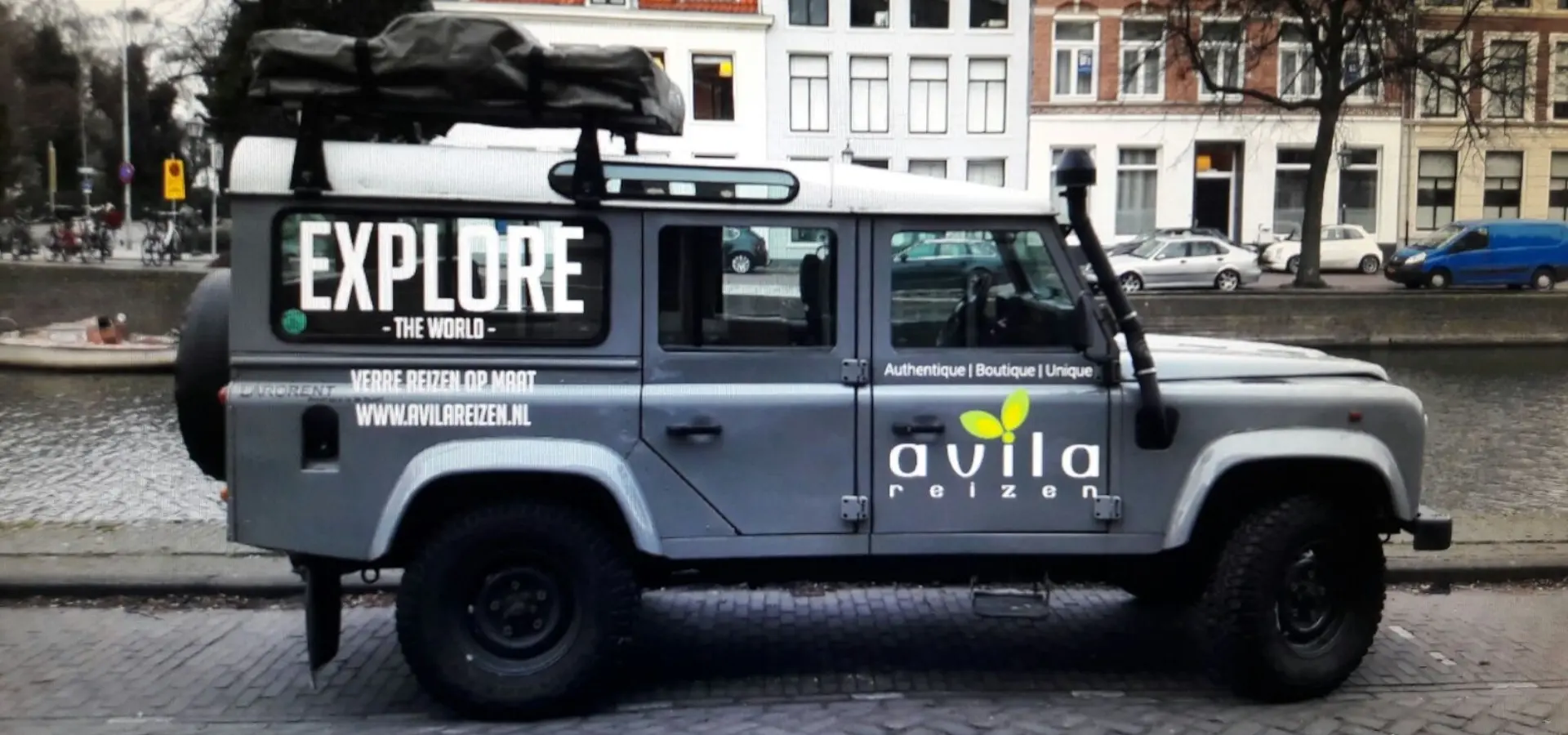 Avila Reizen Tijdlijn beurs materiaal