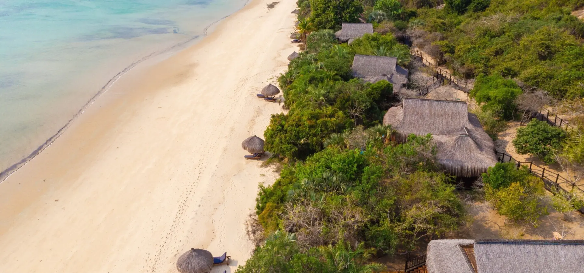 Anantara bazaruto island resort aerial view2