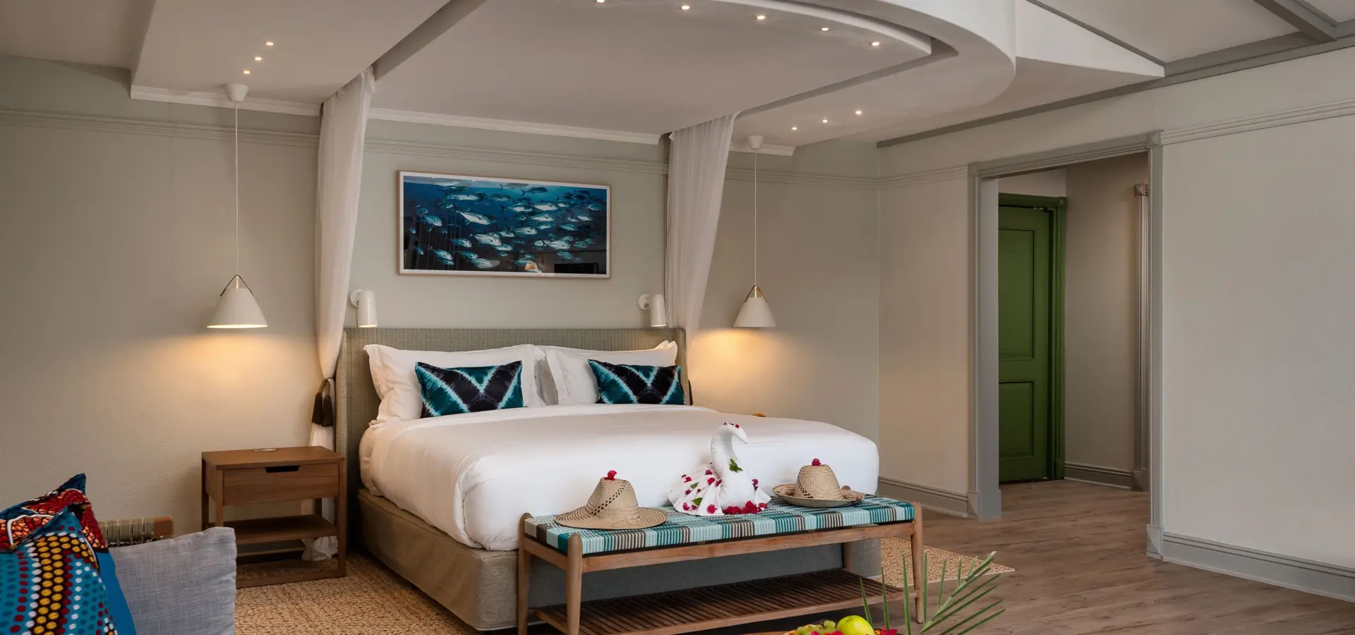 Anantara bazaruto island resort beach pool villa bedroom