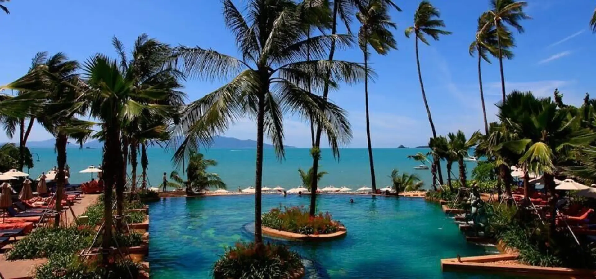 Anantara bophut samui swimming pool with stunning views 411