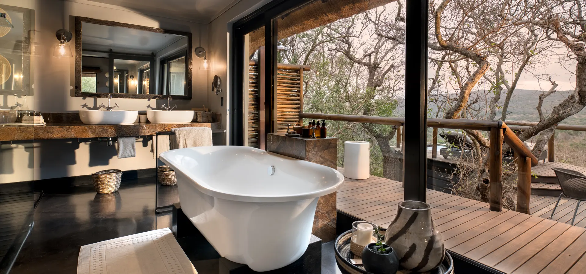 Phinda mountain suite bathroom