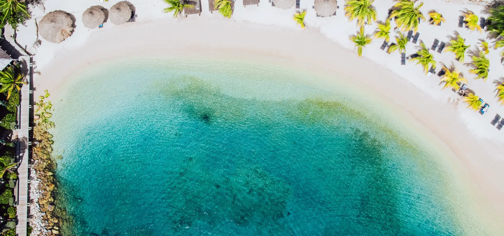 Avila surroundings drone shot beach