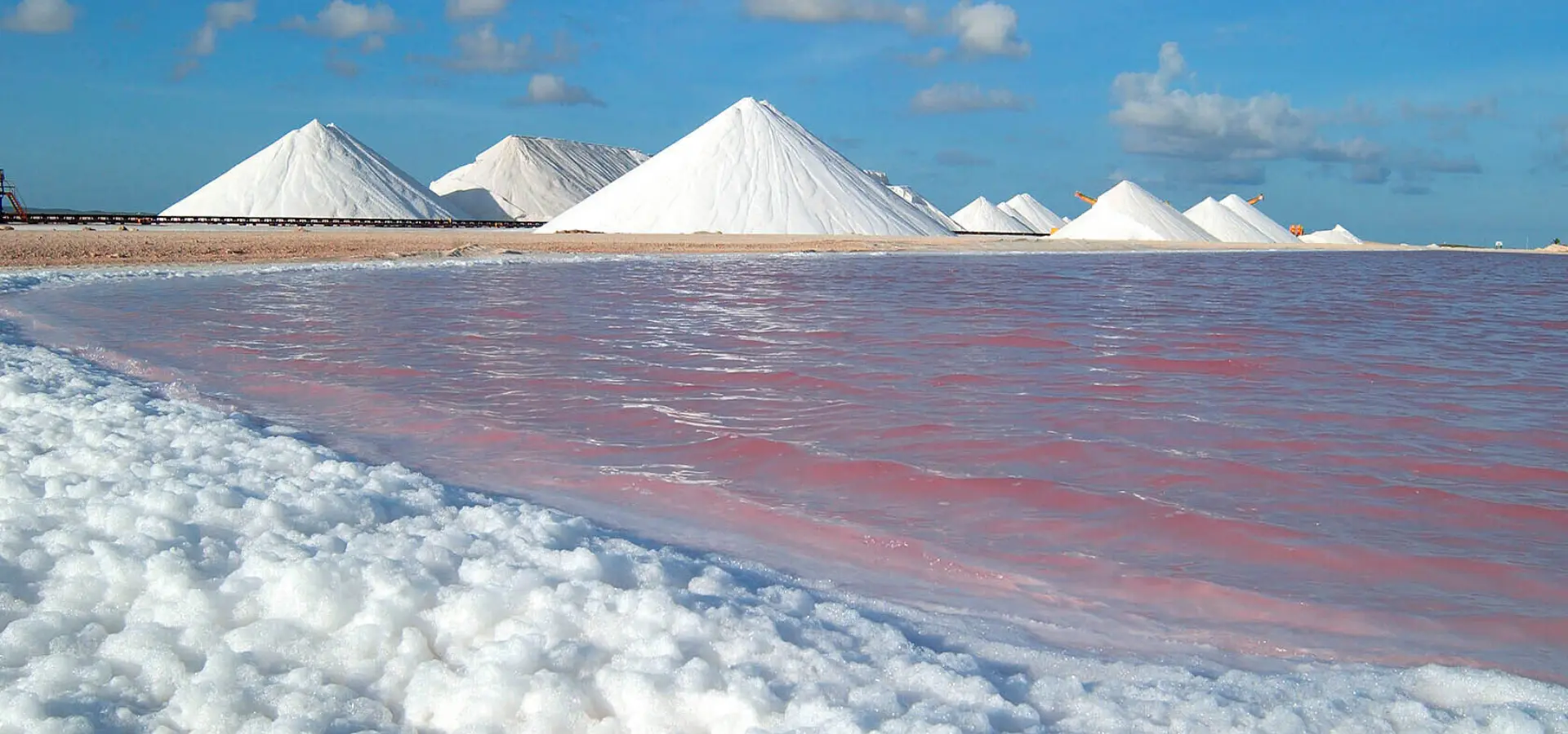 Zoutpannen op bonaire