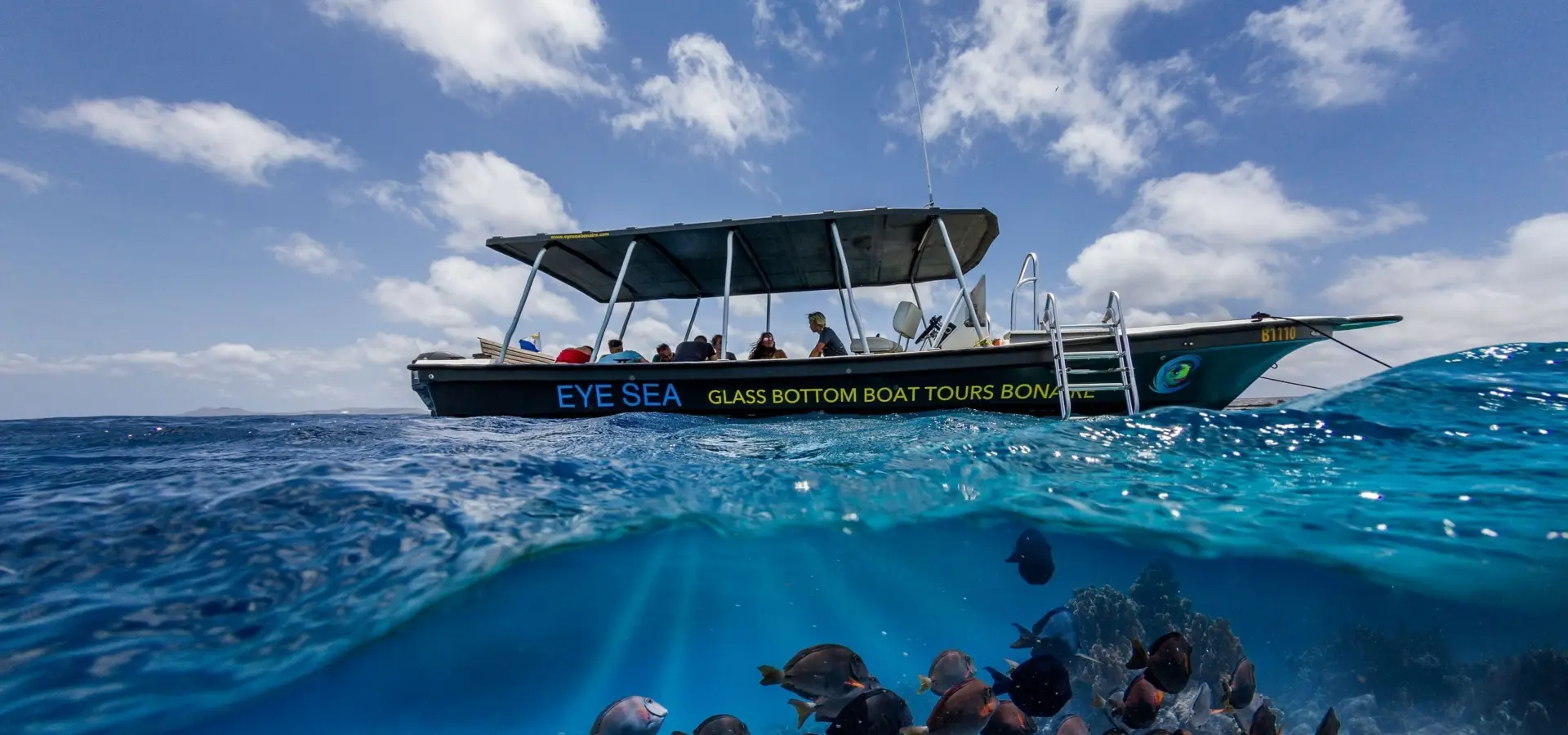 Glasbodemboot klein bonaire1