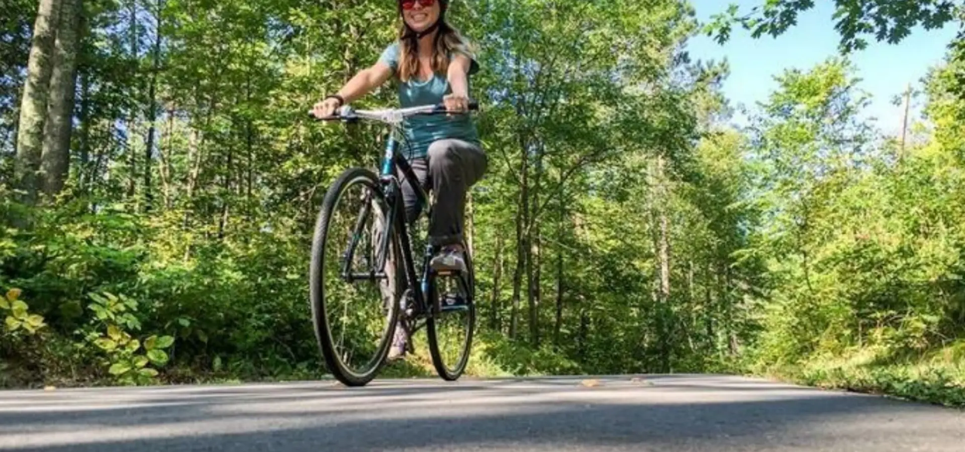 Fietsen door het michael i park