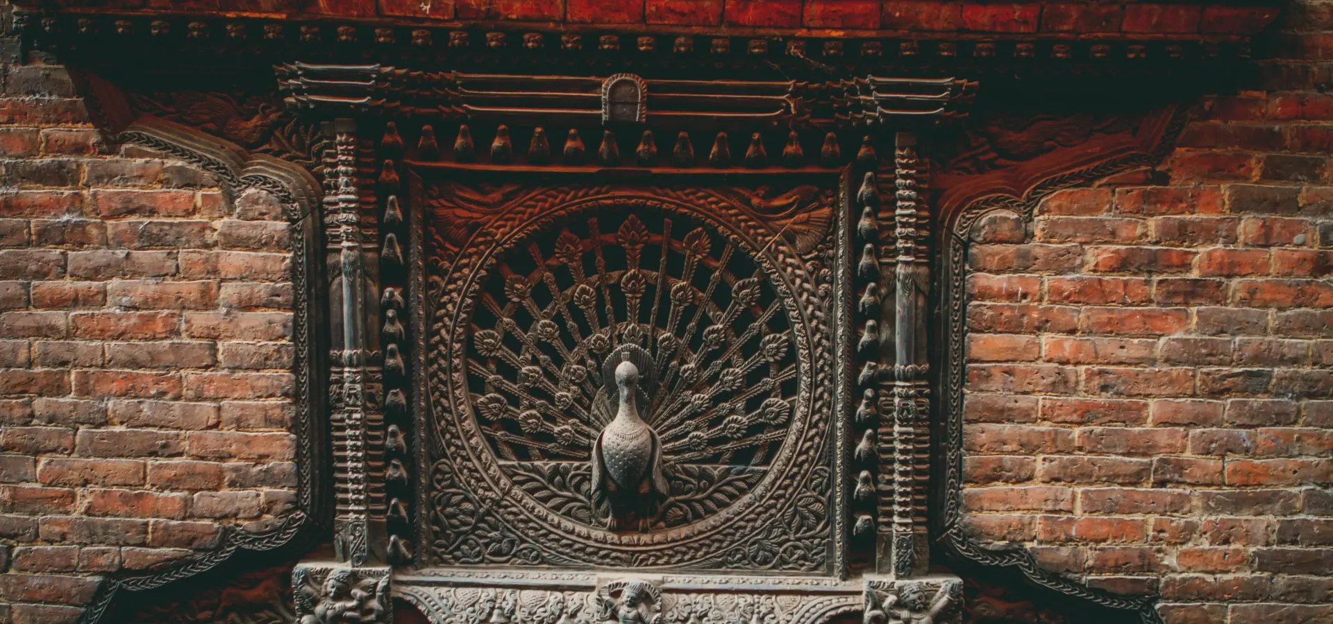 Nepal bhaktapur houtsnijwerk