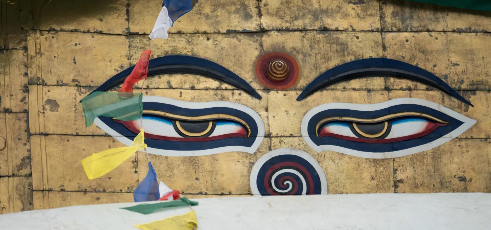 Nepal kathmandu bodhnath detail