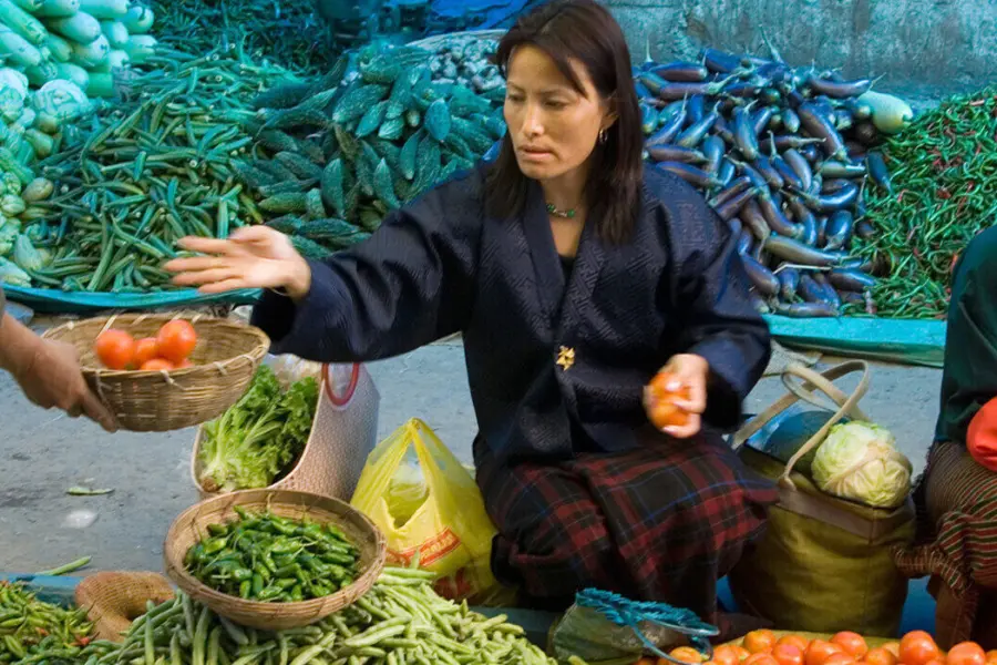 Farmers market bhutan1